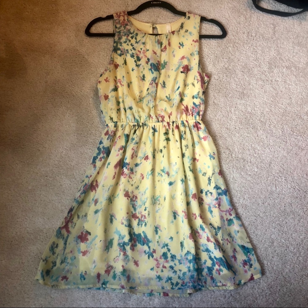 Yellow summer dress